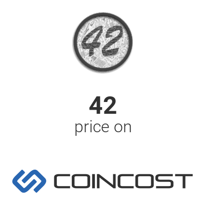 42 coin value