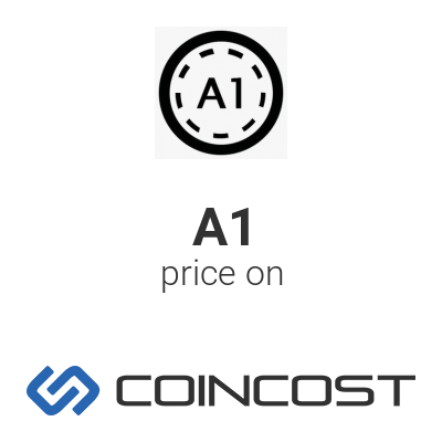A1 Coin A1 Price Chart Online A1 Market Cap Volume And Other Live And Historical Cryptocurrency Market Data A1 Coin Forecast For 2021 Coincost
