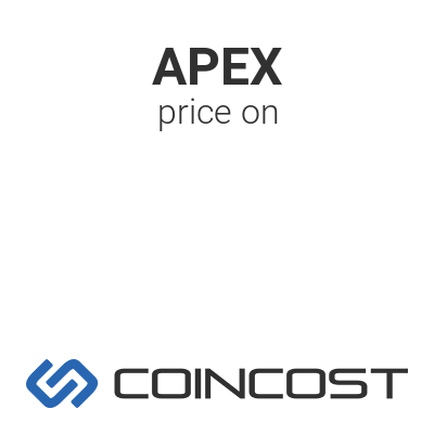 Apex Finance Apex Price Chart Online Apex Market Cap Volume And Other Live And Historical Cryptocurrency Market Data Apex Finance Forecast For 2021 Coincost