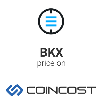 Bankex Bkx Price Chart Online Bkx Market Cap Volume And Other Live And Historical Cryptocurrency Market Data Bankex Forecast For 2021 Coincost