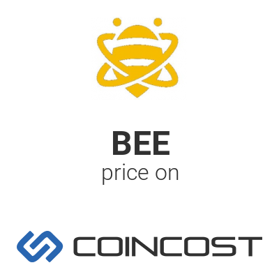 BEE Coin BEE price chart online. BEE market cap volume and other