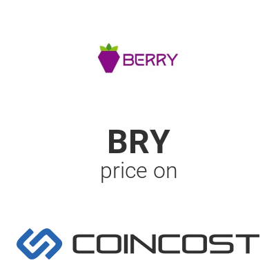 Berry Data Bry Price Chart Online Bry Market Cap Volume And Other Live And Historical Cryptocurrency Market Data Berry Data Forecast For 2021 Coincost