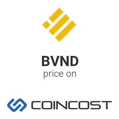 Binance VND BVND price chart online. BVND market cap, volume and other live and historical cryptocurrency market data. Binance VND forecast for 2022 | COINCOST