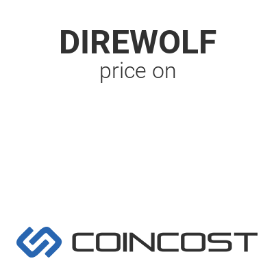 Direwolf Direwolf Price Chart Online Direwolf Market Cap Volume And Other Live And Historical Cryptocurrency Market Data Direwolf Forecast For 2021 Coincost