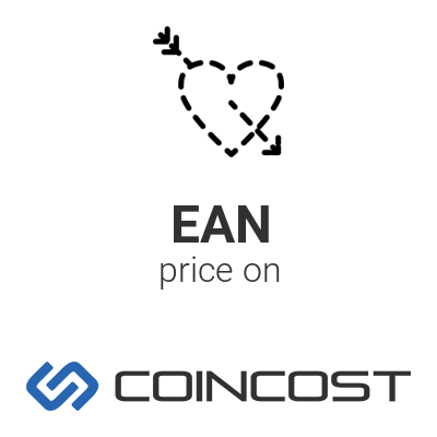 EANTO EAN price chart online. EAN market cap, volume and other live and  historical cryptocurrency market data. EANTO forecast for 2021 | COINCOST