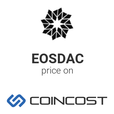 Eosdac Eosdac Price Chart Online Eosdac Market Cap Volume And Other Live And Historical Cryptocurrency Market Data Eosdac Forecast For 2021 Coincost