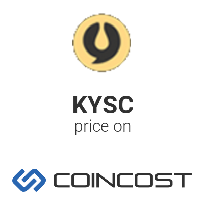 KYSC Token KYSC price chart online. KYSC market cap, volume and other live and historical cryptocurrency market data. KYSC Token forecast for 2022 | COINCOST