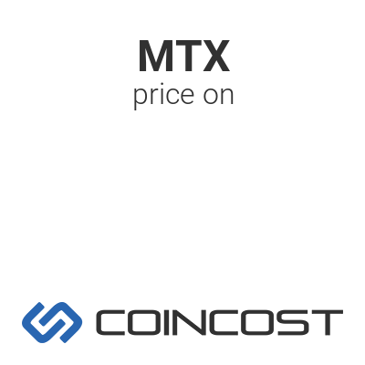 MetaMatrix MTX price chart online. MTX market cap, volume and other ...