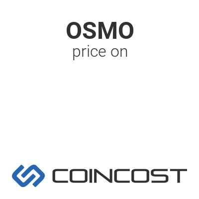 Osmosis OSMO price chart online. OSMO market cap, volume and other 