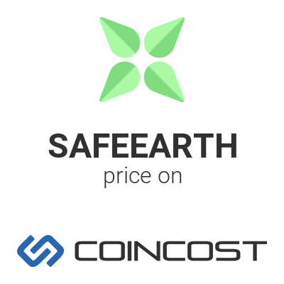 Safeearth Safeearth Price Chart Online Safeearth Market Cap Volume And Other Live And Historical Cryptocurrency Market Data Safeearth Forecast For 2021 Coincost