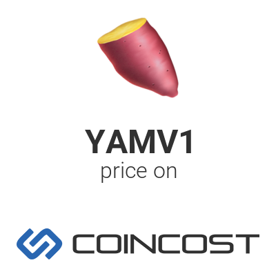 YAM v1 YAMV1 price chart online. YAMV1 market cap, volume and other live and historical cryptocurrency market data. YAM v1 forecast for 2022 | COINCOST